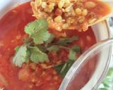 A picture of step 6 of Moong sprouts sabzi.