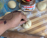 A picture of step 5 of NUTELLA FILLED BREAD 🥯.