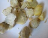 A picture of step 2 of Sweet potato Viazi Karai With fried eggs.
