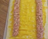 A picture of step 1 of Sausage roll with mustard.