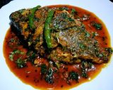 A picture of step 1 of Fish Masala.