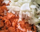 A picture of step 1 of Fish pie sauce.