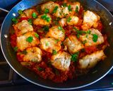 A picture of step 3 of Brazilian fish stew: (moqueca).