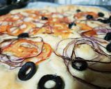 Foto del paso 6 de la receta Hamburguesa en pan de focaccia casero