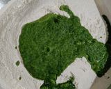 A picture of step 2 of Methi Thepla.