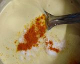 A picture of step 4 of Moong Dal Dhokla.