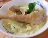 Foto langkah ke 8 dari resep Opor ayam kampung kuah susu.