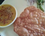 A picture of step 3 of Dal Pakwan.