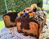 Foto del paso 6 de la receta: Budín Marmolado, con Trozos de chocolate🍫🥰