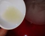 A picture of step 2 of Red lemonade🍹.