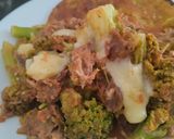 Foto del paso 9 de la receta: Brócoli con carne desmechada en salsa de tomate🥦🍅🥩🍚🍱🍛