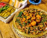 عکس مرحله 1 از دستور سیب زمینی مخصوص با ژامبون و قارچ