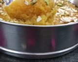 A picture of step 7 of Besan Halwa.