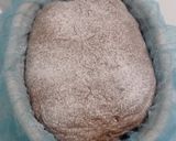 Foto langkah ke 14 dari resep Almond Double Chocolate Sourdough Bread (72%).