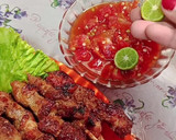 Foto langkah ke 7 dari resep Sate Maranggi dan sambal mentah.