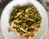 Foto del paso 3 de la receta: Guisantes con tiras de bacon