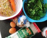 Hình bước làm 1 của món Miến trộn
