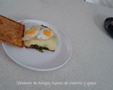 Foto del paso 6 de la receta: Sándwich de Acelgas, Huevos codorniz y Queso