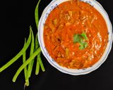 A picture of step 5 of Kathiyawadi Guvarfali.