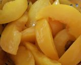 A picture of step 1 of My So Simple Peach Bread pudding. 😁.
