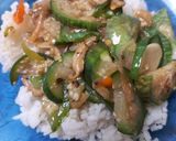 Foto langkah ke 5 dari resep Oseng terong teri.