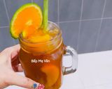 Hình bước làm 4 của món Trà đào cam sả