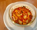 รูปขั้นตอนการทำที่ 7 ของ ไก่บด ผัดไข่เค็มไมโครเวฟ สูตรไม่เผ็ดจ้า