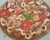 Foto langkah ke 5 dari resep Cumi Asin Saus Tiram.