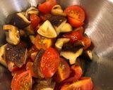 A picture of step 2 of Summertime Pasta Salad.