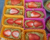 Une image de l'étape 5 de °Financiers pistache et fraises°.