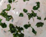 A picture of step 5 of Cucumber Onion Raita.