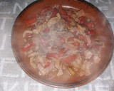 Foto del paso 4 de la receta: Lacón con pimiento rojo y ajos