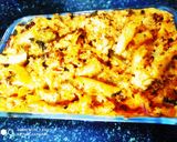 A picture of step 7 of Baked white sauce pasta.