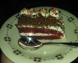 Steamed Red Velvet Cake langkah memasak 7 foto