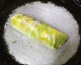 A picture of step 5 of Stuffed Cabbage roll.