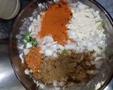 A picture of step 3 of Rice pakora.