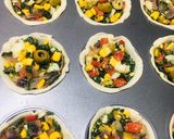 Foto del paso 6 de la receta: 🥗CANASTITAS🥗 DE VERDURAS Y QUESOS 🥗🧀🥚🧅🌽🫑🥬🫒🥕🧀🥗