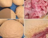 Foto del paso 5 de la receta: Pan de ajo trenzado y relleno 🍞🧀🥓
