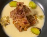 Foto del paso 5 de la receta: Contramuslo Teriyaki sobre Crema de Puerros 🍗