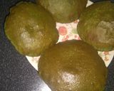 A picture of step 4 of Palak puri.