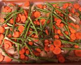 Foto del paso 1 de la receta: Pechugas de pollo al horno con verduras