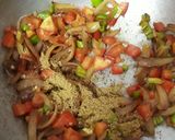 A picture of step 9 of Special Sindhi Masala Okra / Bhindi.