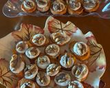 A picture of step 4 of Roasted Sweet Potatoes with Marshmallows and Walnuts.