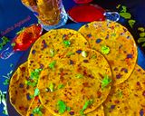 स्ट्रीट स्टाइल गुजराती मेथी थेपला(street style gujarati methi thepla recipe in hindi) रेसिपी चरण 10 फोटो