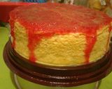 Foto langkah ke 10 dari resep Cheddar Cheese Cake with Strawberry Jam.