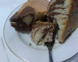Zebra Cake no margarine langkah memasak 6 foto