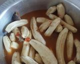 A picture of step 3 of Mashed plantain with beef.