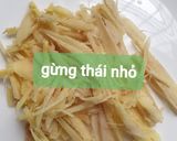 Hình bước làm 1 của món Lê chưng đường phèn