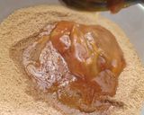 A picture of step 6 of Exact quantities for 1051 churma ladoo.