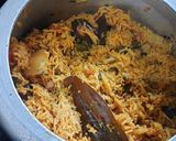 A picture of step 6 of Fresh mix vegetables spicy veg pulao.